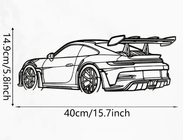Supercar Iron Wall Art - view 4