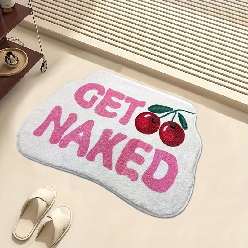 Bathroom Refresh Set - Fruity Letters Bath Mat