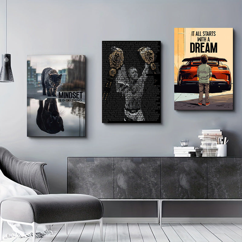 Car Lover's Set - Cartoon Car Canvas